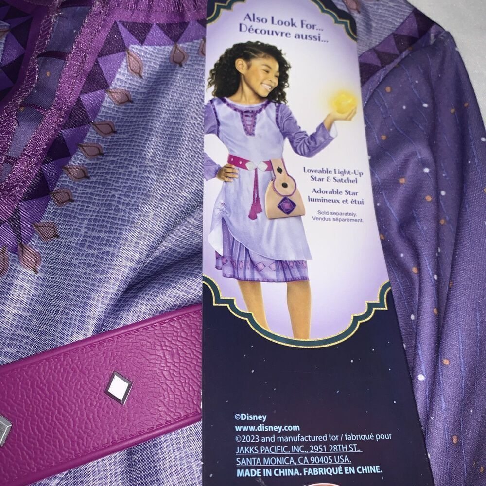 NWT Disney Wish Movie Asha’s Adventure Costume Dress Child Size Small 4-6x